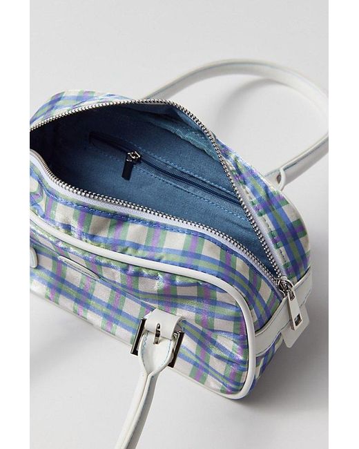 Kimchi Blue Kimchi Hollis Plaid Baguette Bag in Blue Lyst