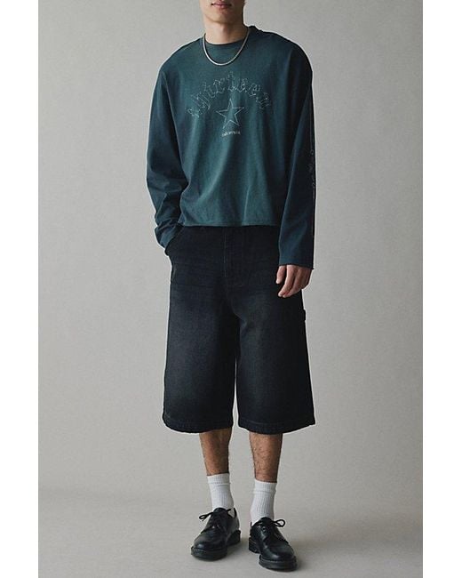 BDG Purple Vulcan Loose Denim Jort for men