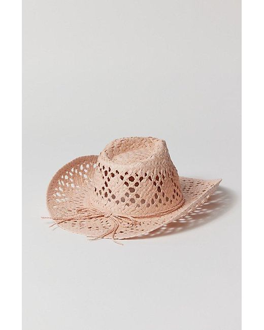 Urban Outfitters Natural Dakota Straw Cowboy Hat