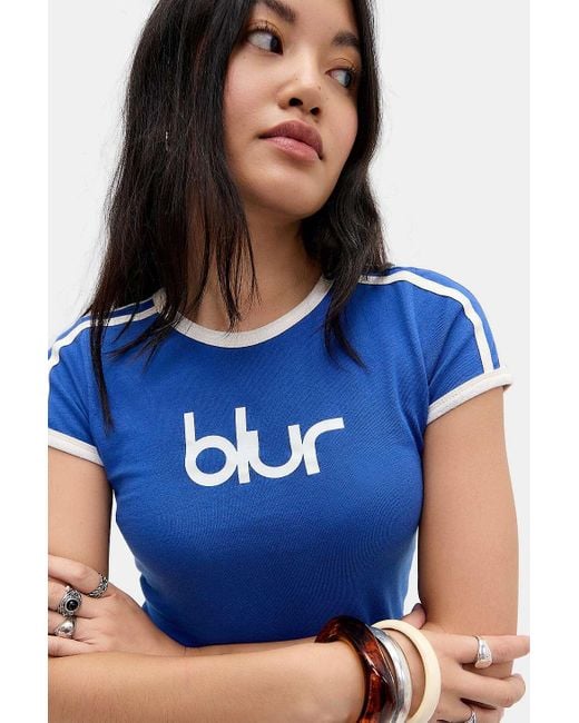Urban Outfitters Blue Uo Blur Baby T-shirt