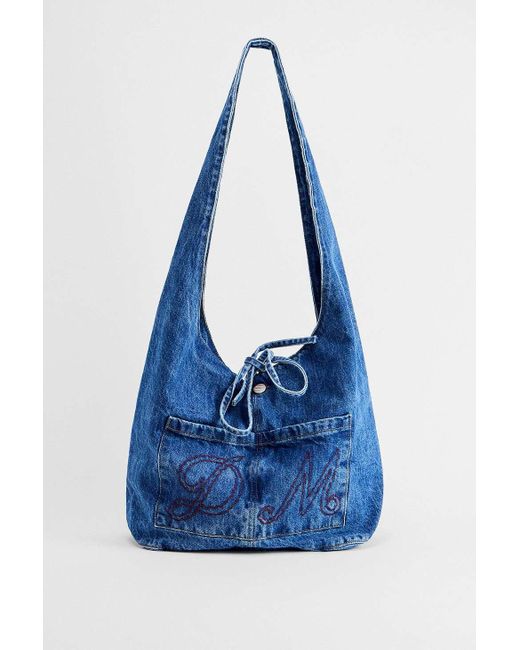 Damson Madder Blue Denim Sling Bag