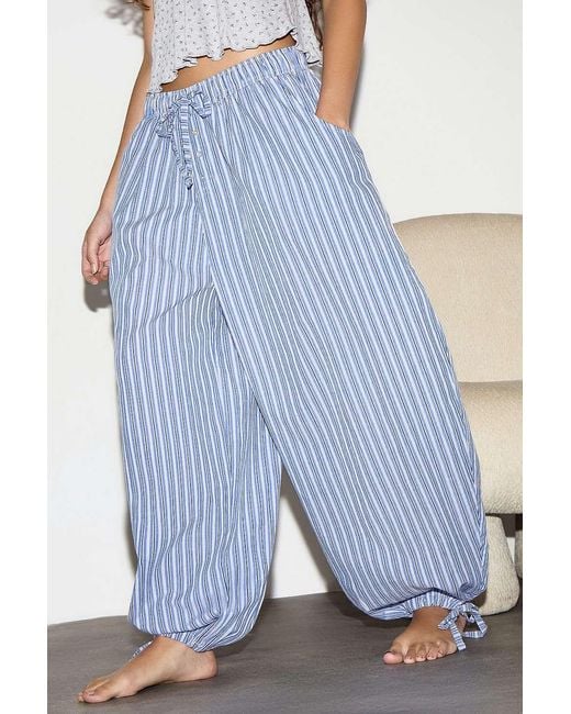 Out From Under Blue Xl Balloon Pyjama Trousers