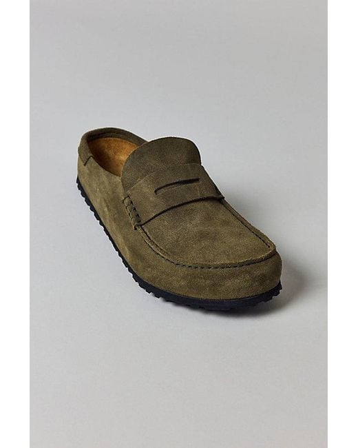 Birkenstock Metallic Naples Wrapped Suede Loafer for men