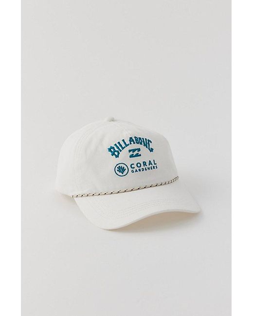 Billabong Blue Coral Snapback Baseball Hat