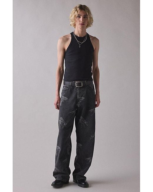 BDG Multicolor Nitro Fly Print Baggy Fit Jean for men