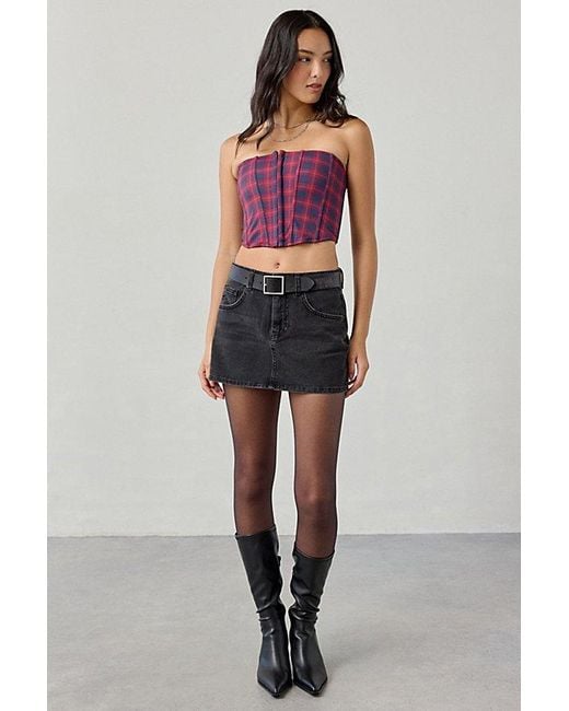 Out From Under Red Afterglow Strapless Bustier Top