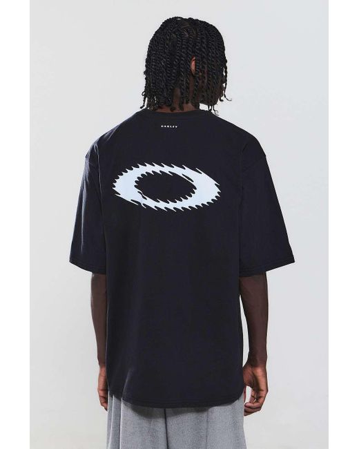 Oakley Blue Uo Exclusive Black Broken Ellipse T-shirt for men