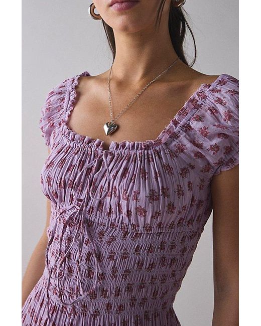sienna smocked cotton maxi dress SIENNA MAXI DRESS