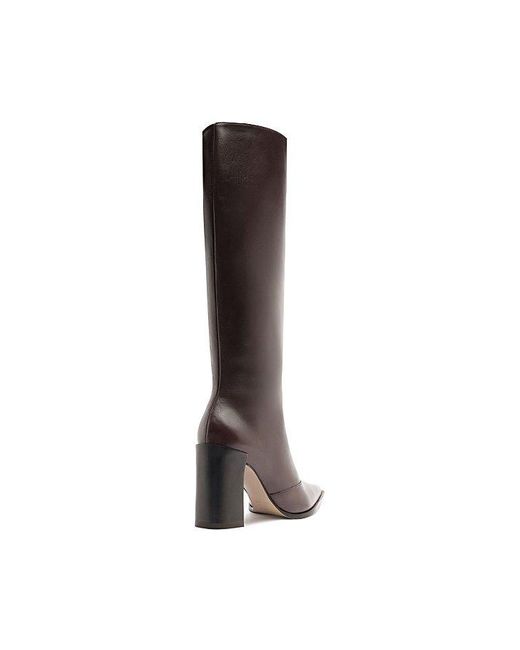 SCHUTZ SHOES Brown Raffaela Up Knee-High Boot