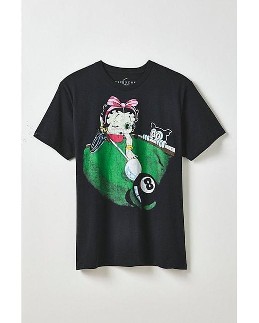 Urban Outfitters Green Betty Boop Billiards Graphic Tee for men