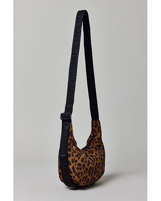 Baggu Blue Small Nylon Crescent Bag