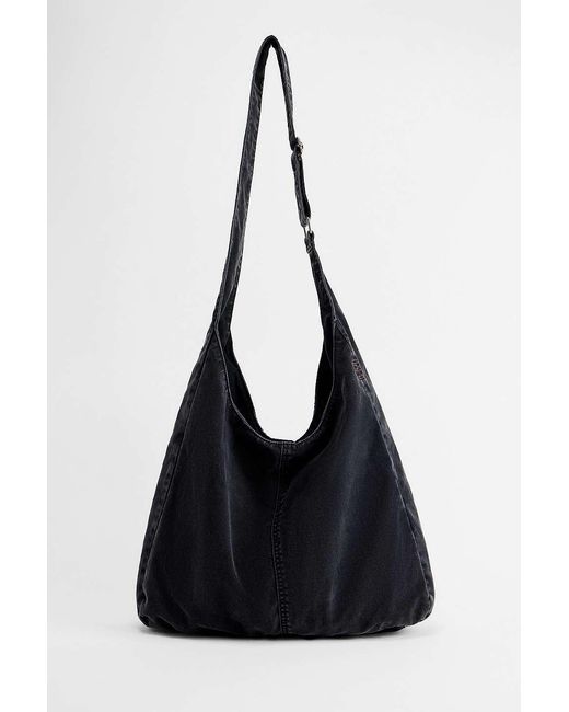 Urban Outfitters Uo Jackson Black Overdyed Sling Bag for men