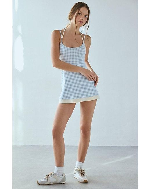 Out From Under Blue Bec Double Layer Mini Dress