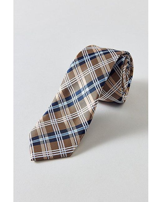 Urban Outfitters Blue Pattern Neck Tie for men