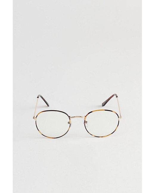 Urban Outfitters Natural Corey Round Light Glasses for men