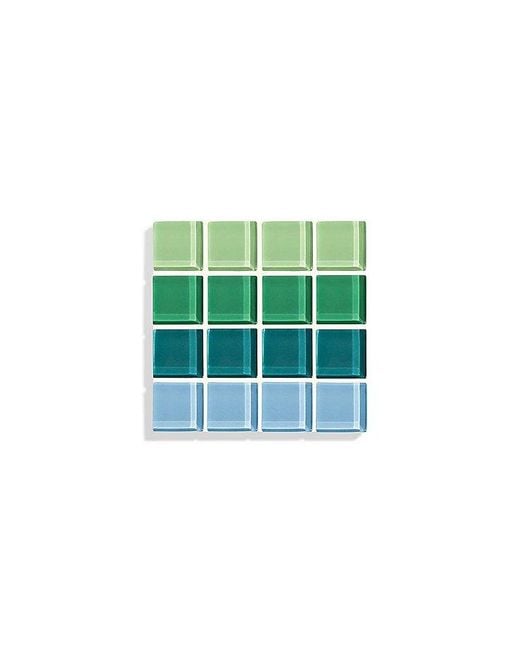 Subtle Studios Green Ombre Tile Coaster