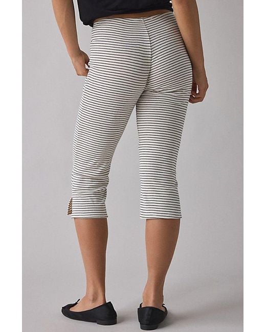 Vintage & ReMADE by UO Gray Remade By Uo Remnants Knit Capri Pant