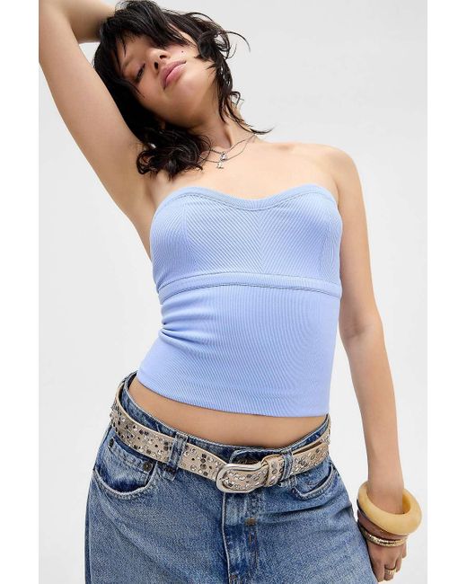 Bandeau Urban Outfitters Top Knot - Bleu, Taille Unique, Neuf Avec étiquettes