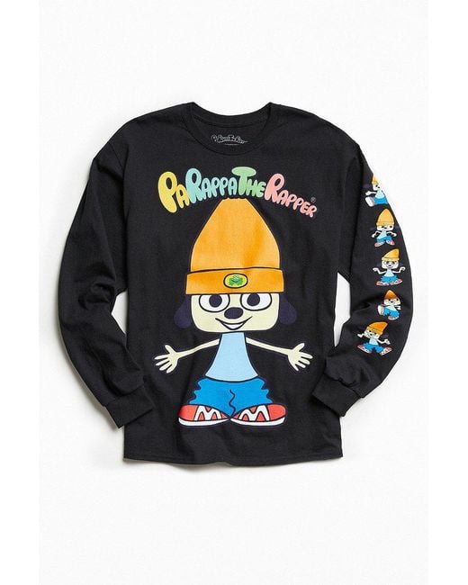 Urban Outfitters Black Parappa The Rapper Long Sleeve Tee