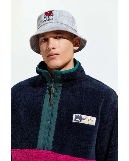 Keith Haring Tie-dye Bucket Hat for Men 