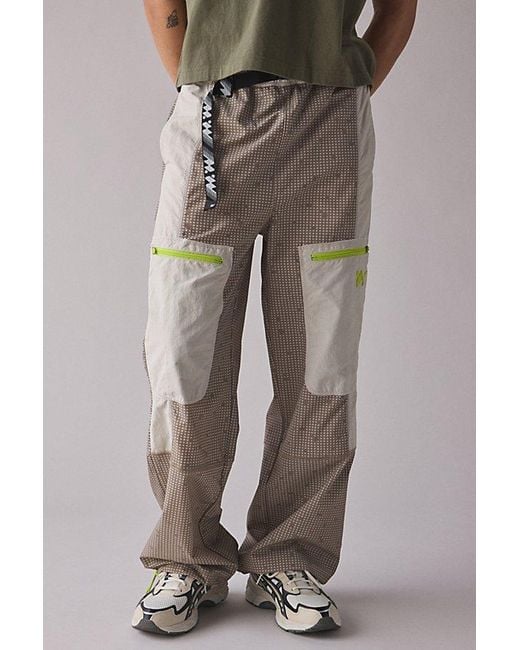 Without Walls Brown Paneled Nylon Trail Utility Pant for men