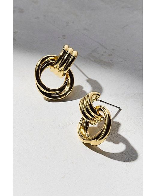 Electric Picks Metallic Mini Knocker Earrings