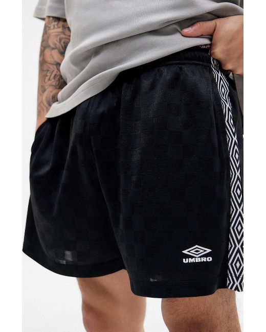 Umbro Uo Exclusive Black Checkerboard Shorts for men