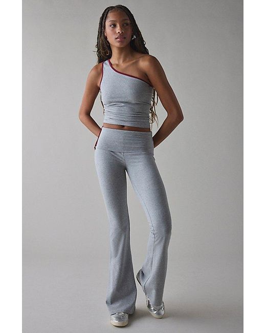 Out From Under Gray Bec Ruched One-Shoulder Top