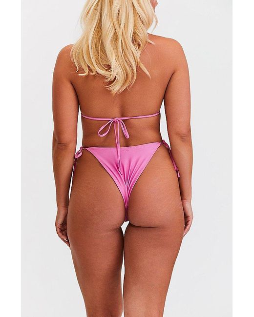 Sunkissed Pink Le Triangle String Bikini Bottom