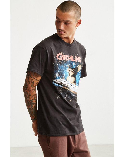 Urban Outfitters Gremlins Gizmo Keyboard Tee in Black for Men | Lyst