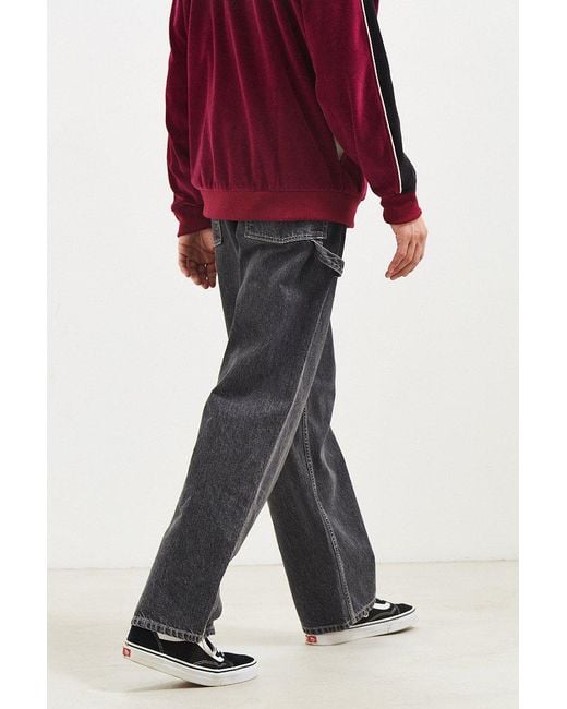 Levi's SilverTab Baggy Carpenter 黒 W34 Levi's® Silvertab™ Baggy Carpenter Jeans - Black | Levi's® XK