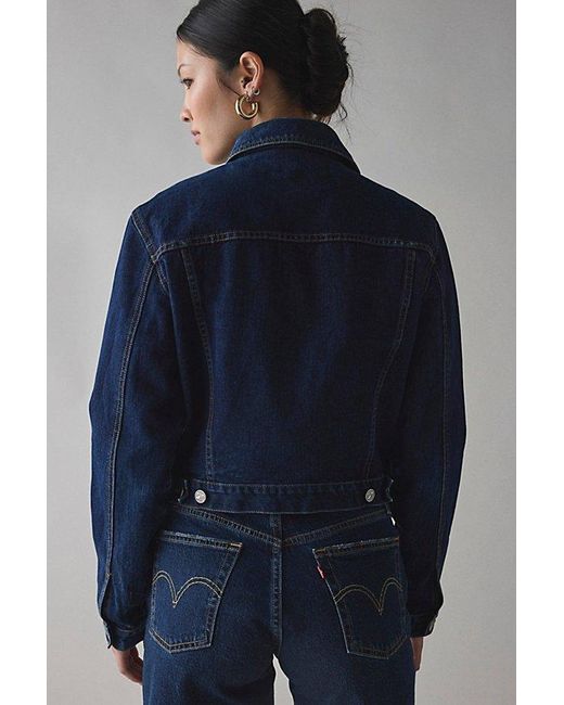 Vintage & ReMADE by UO Green Vintage By Uo Y2K Fitted Denim Jacket