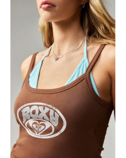 Roxy Brown Uo Exclusive Double Layer Cami