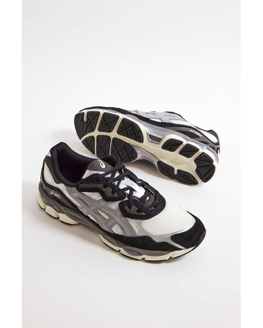Asics Gray Ivory & Clay Gel-nyc Trainers for men