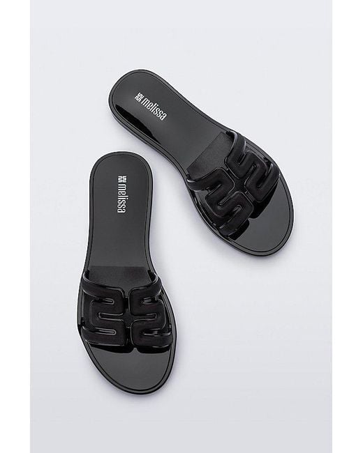 Melissa Black M Jelly Slides