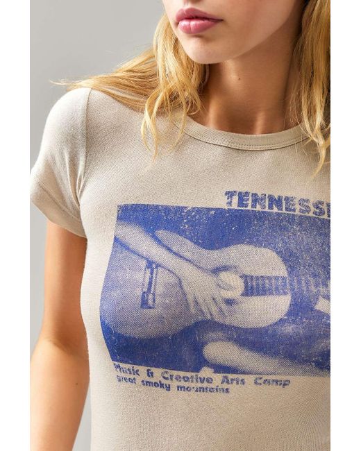 Urban Outfitters Gray Uo Tennessee Baby T-shirt