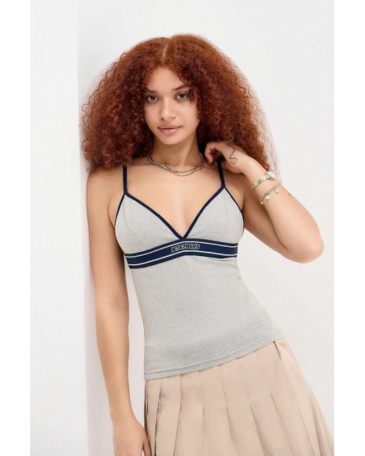iets frans Brown Logo Elastic Cami