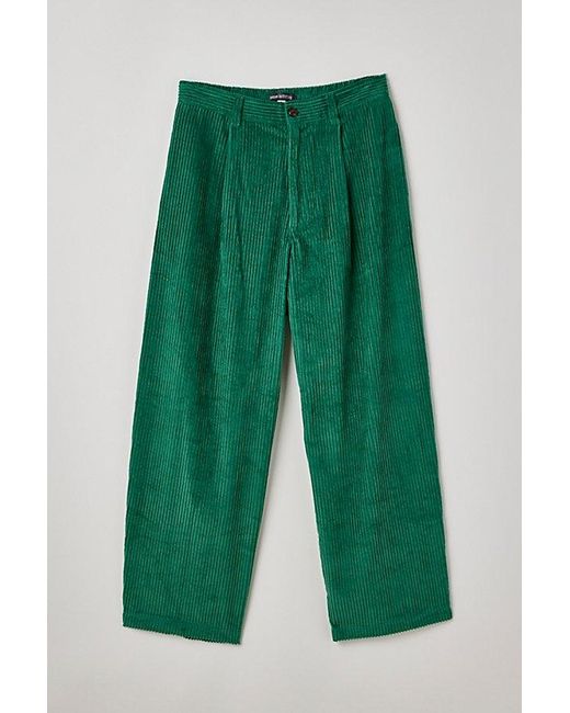 Urban Outfitters Green Uo Baggy Corduroy Beach Pant for men