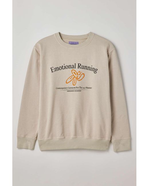 Hermanos Koumori Natural Emotional Running Crew Neck Sweatshirt for men