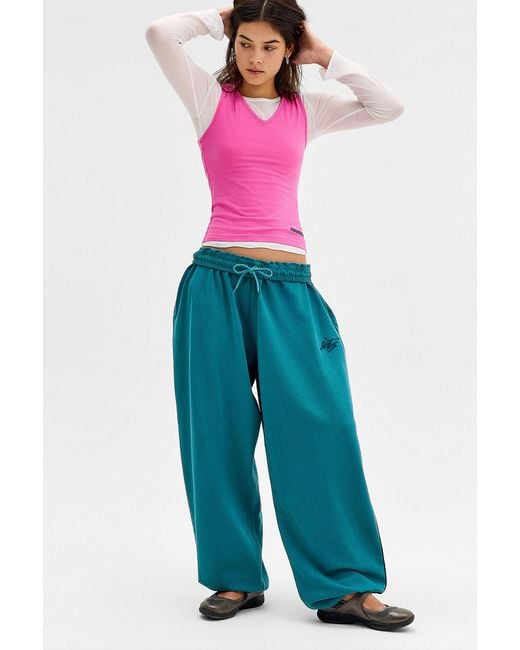 iets frans Blue Harri Sunbleached Joggers