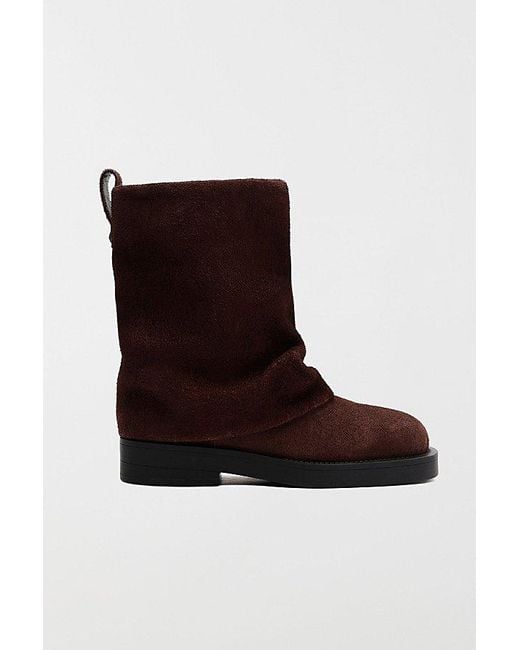 SCHUTZ SHOES Brown Keira Foldover Boot