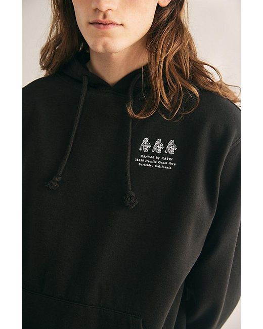Katin Black Set Graphic Hoodie Sweatshirt for men