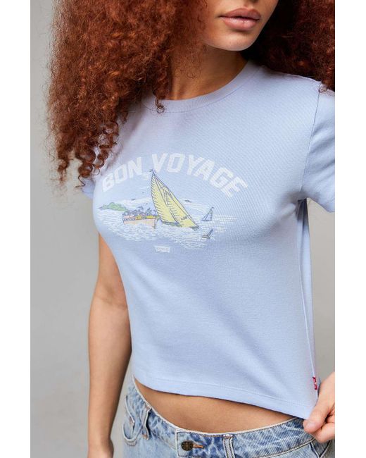 Levi's Blue Bon Voyage T-shirt