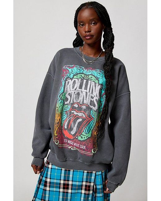 Urban Outfitters Blue The Rolling Stones World Tour Sweatshirt