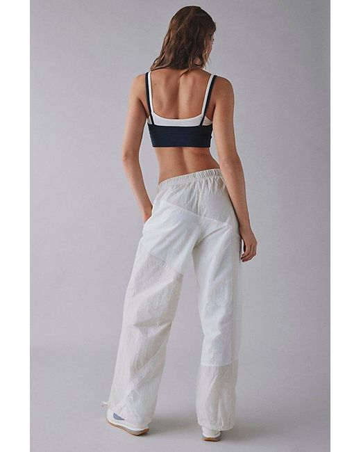 Nike Gray Sportswear Mid-Rise Loose Woven Open-Hem Pants
