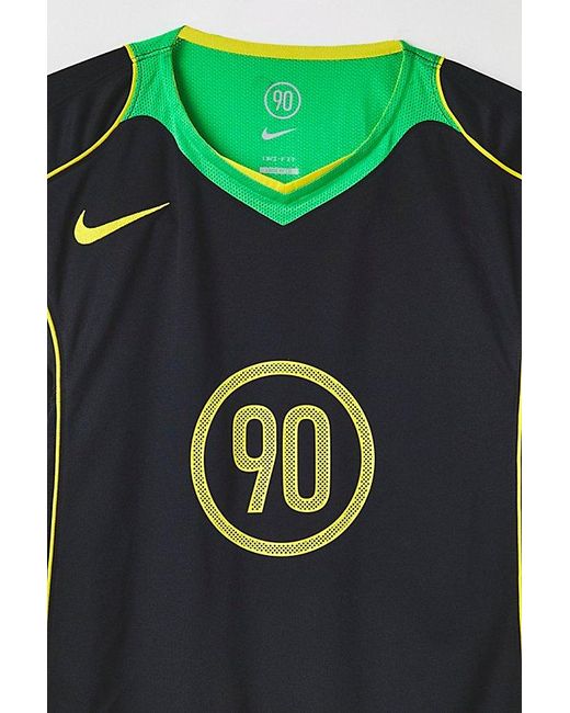 Nike Green Total 90 Dri-Fit Soccer Jersey Tee for men