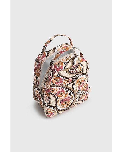 Vera Bradley Multicolor Quilted Cotton Large Lunch Bag
