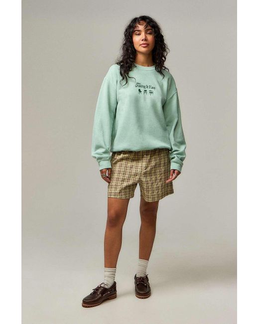 Urban Outfitters Green Uo Take It Easy Sweatshirt