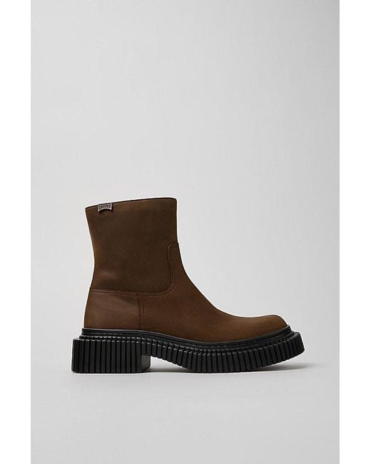 Camper Brown Pix Berlin Leather Ankle Boot