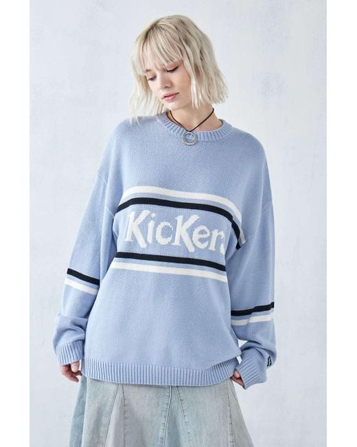 Kickers Blue Baby Logo Knit Jumper